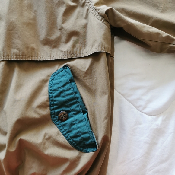 Vintage London Fog Workwear Jacket Tan Large Long - Picture 5 of 10